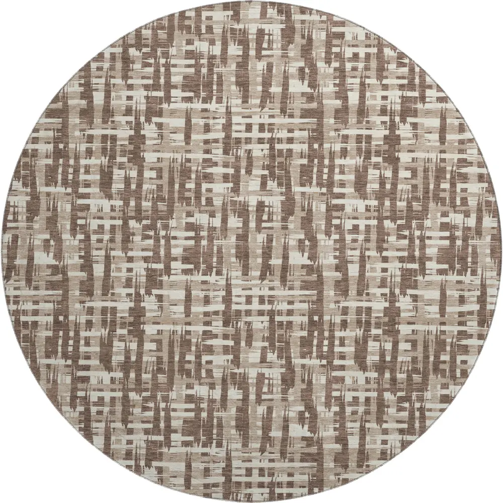 Mayfield AMF1059 Brown 8' x 8' Rug