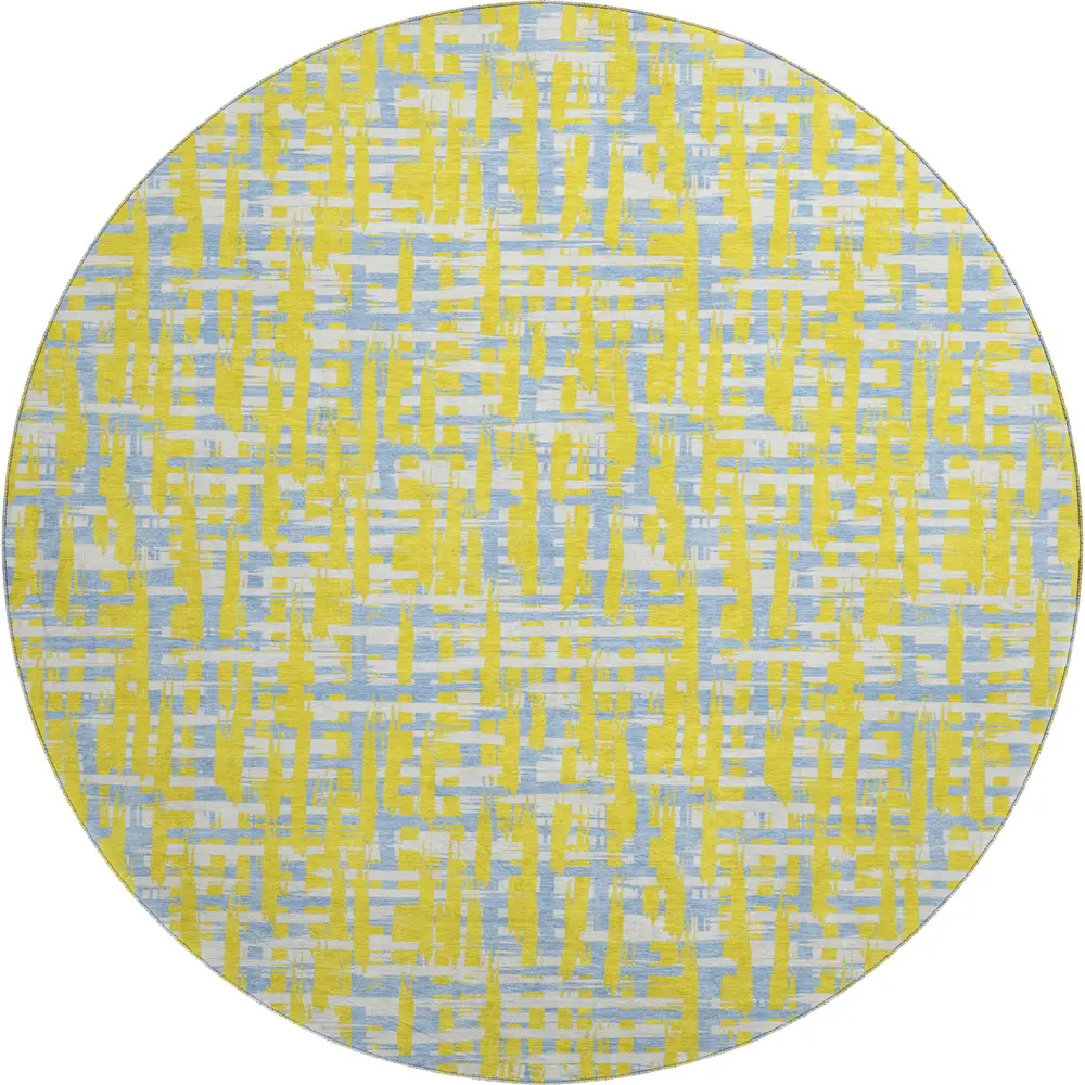 Mayfield AMF1060 Yellow 8' x 8' Rug