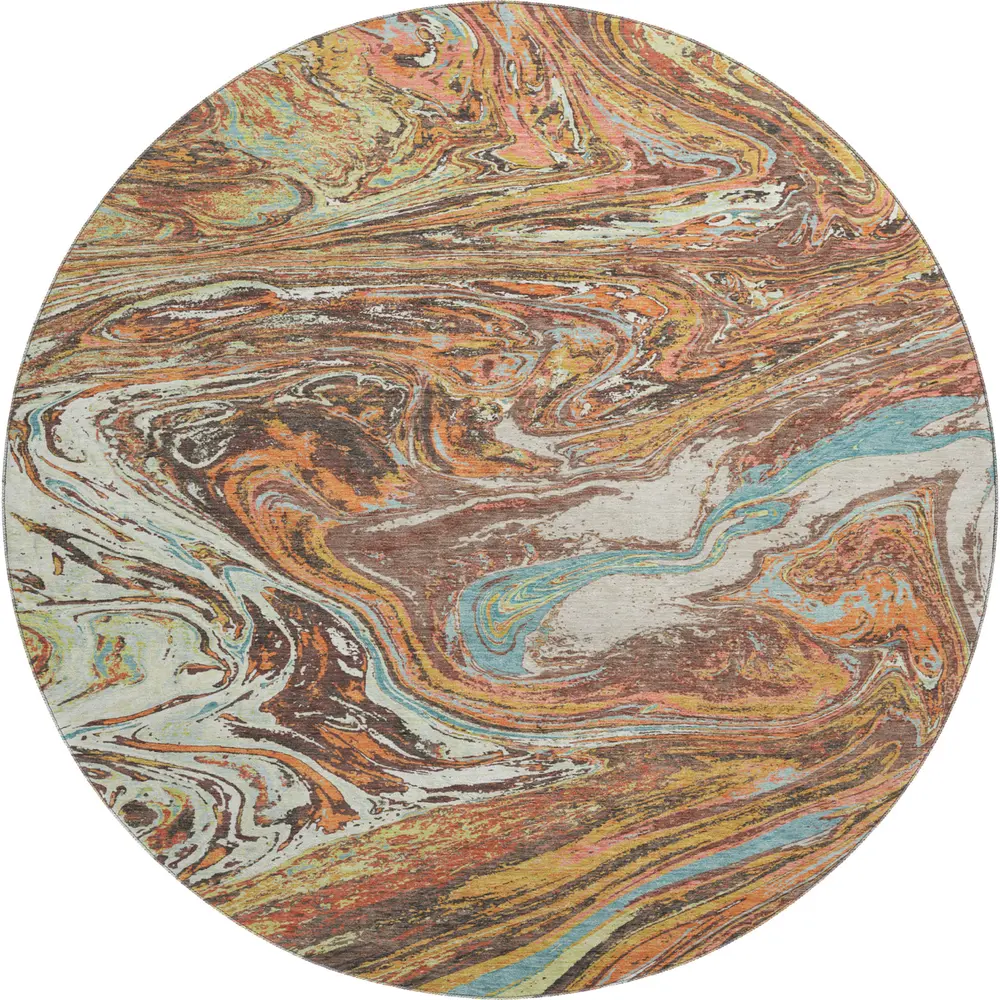 Mayfield AMF1061 Khaki 8' x 8' Rug