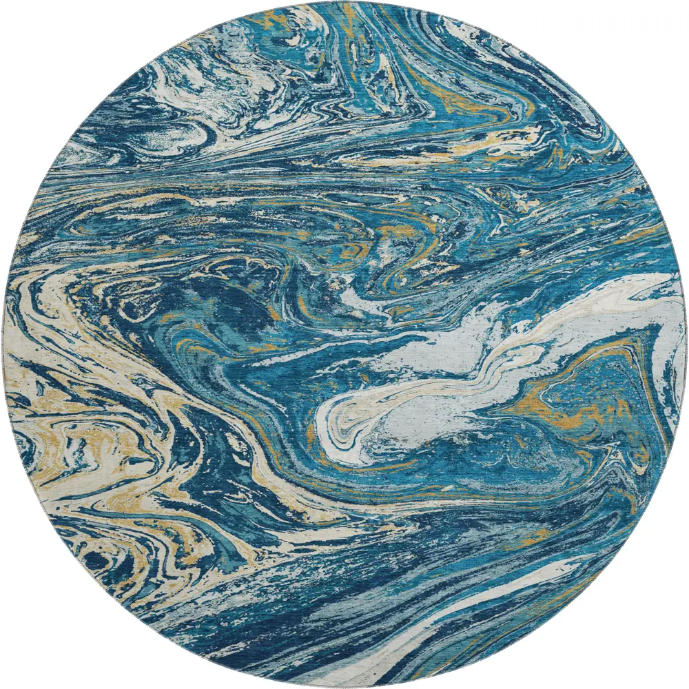 Mayfield AMF1061 Navy 8' x 8' Rug