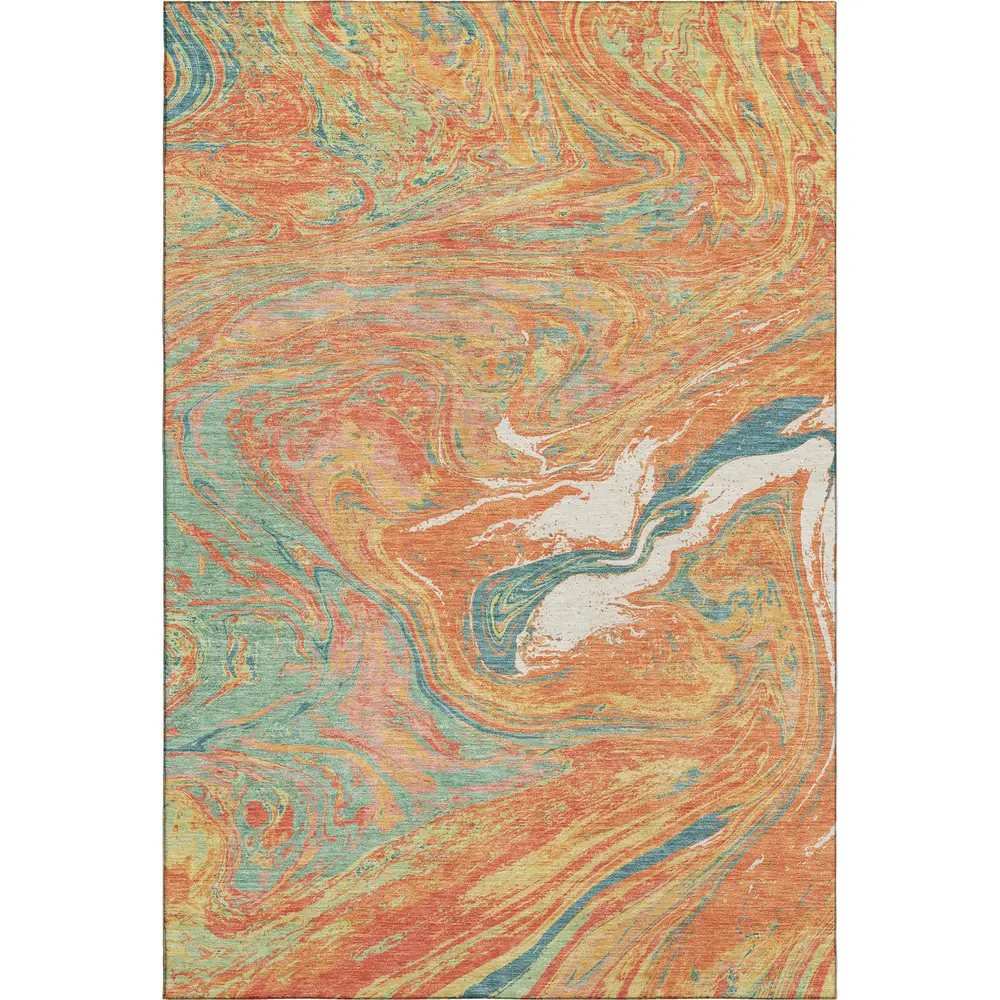 Mayfield AMF1061 Orange 10' x 14' Rug