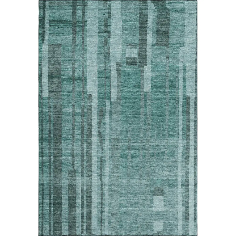Mayfield AMF1063 Teal 3' x 5' Rug