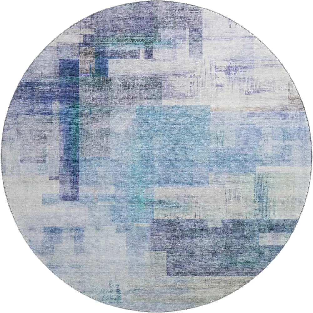 Mayfield AMF1067 Blue 8' x 8' Rug