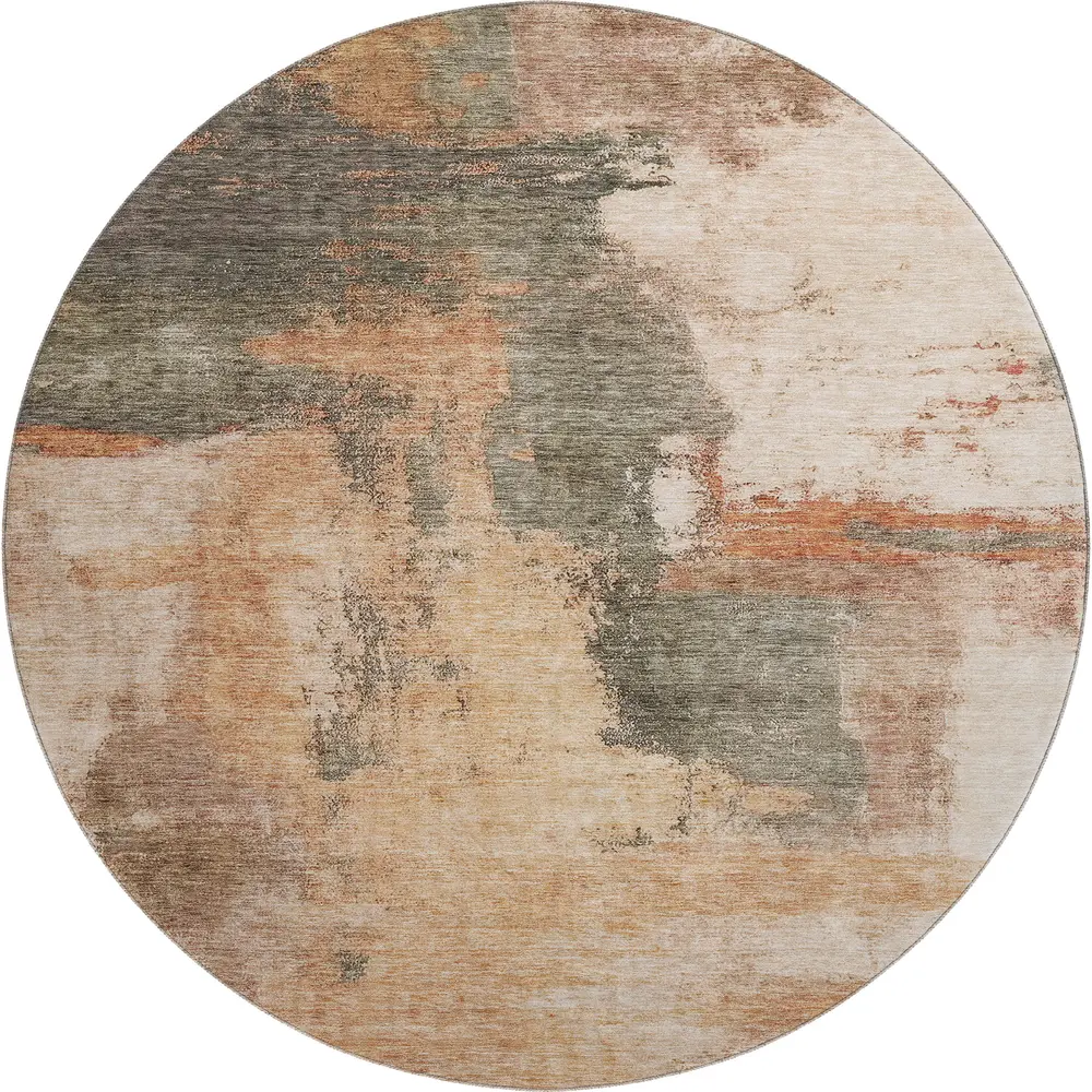 Mayfield AMF1068 Terracotta 8' x 8' Rug