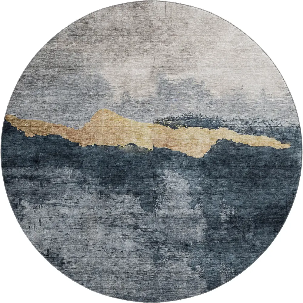 Mayfield AMF1069 Blue 8' x 8' Rug