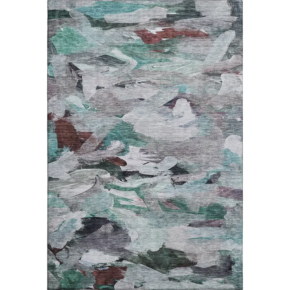 Mayfield AMF1075 Teal 3' x 5' Rug