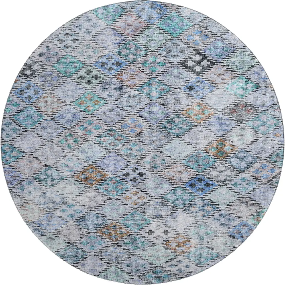 Mayfield AMF1081 Blue 8' x 8' Rug