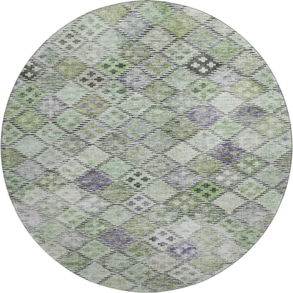 Mayfield AMF1081 Green 8' x 8' Rug