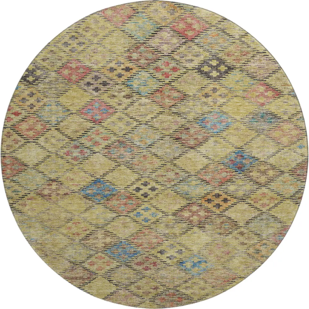 Mayfield AMF1081 Gold 8' x 8' Rug