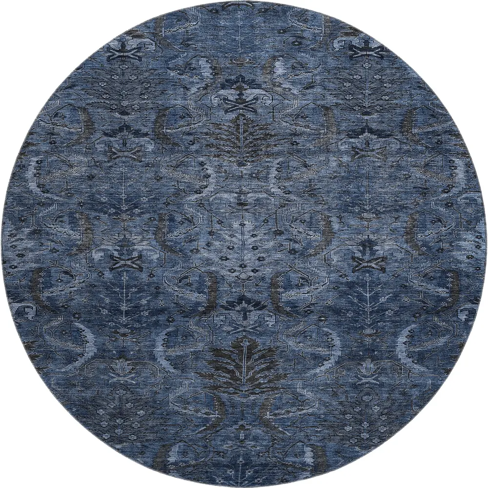 Mayfield AMF1082 Navy 8' x 8' Rug