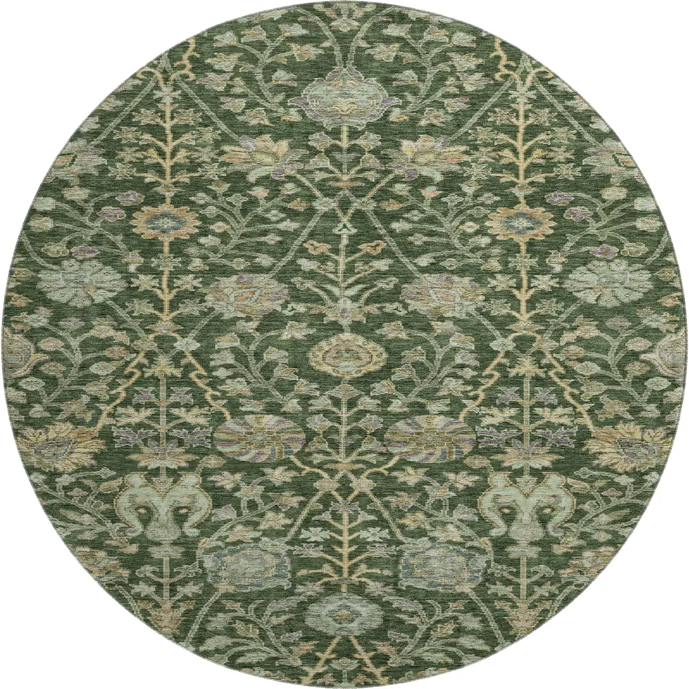 Mayfield AMF1087 Green 8' x 8' Rug