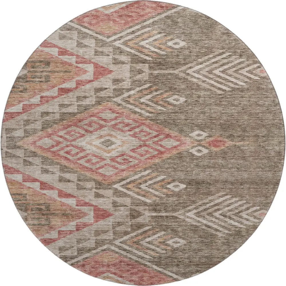 Mayfield AMF1091 Brown 8' x 8' Rug