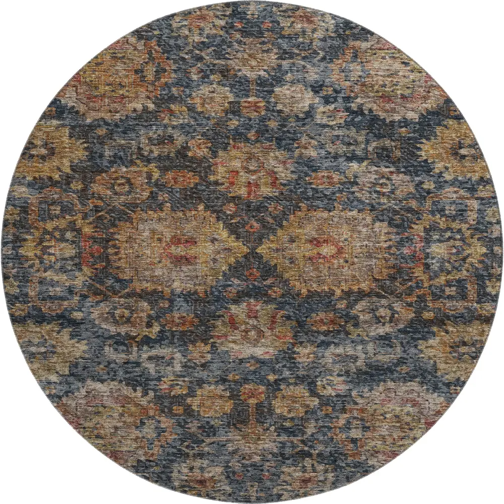 Mayfield AMF1094 Navy 8' x 8' Rug