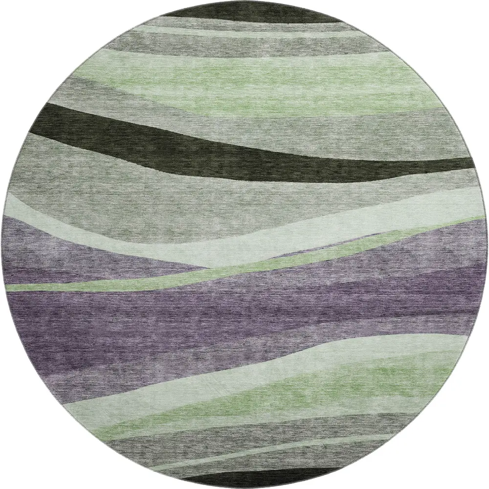 Mayfield AMF1098 Purple 8' x 8' Rug