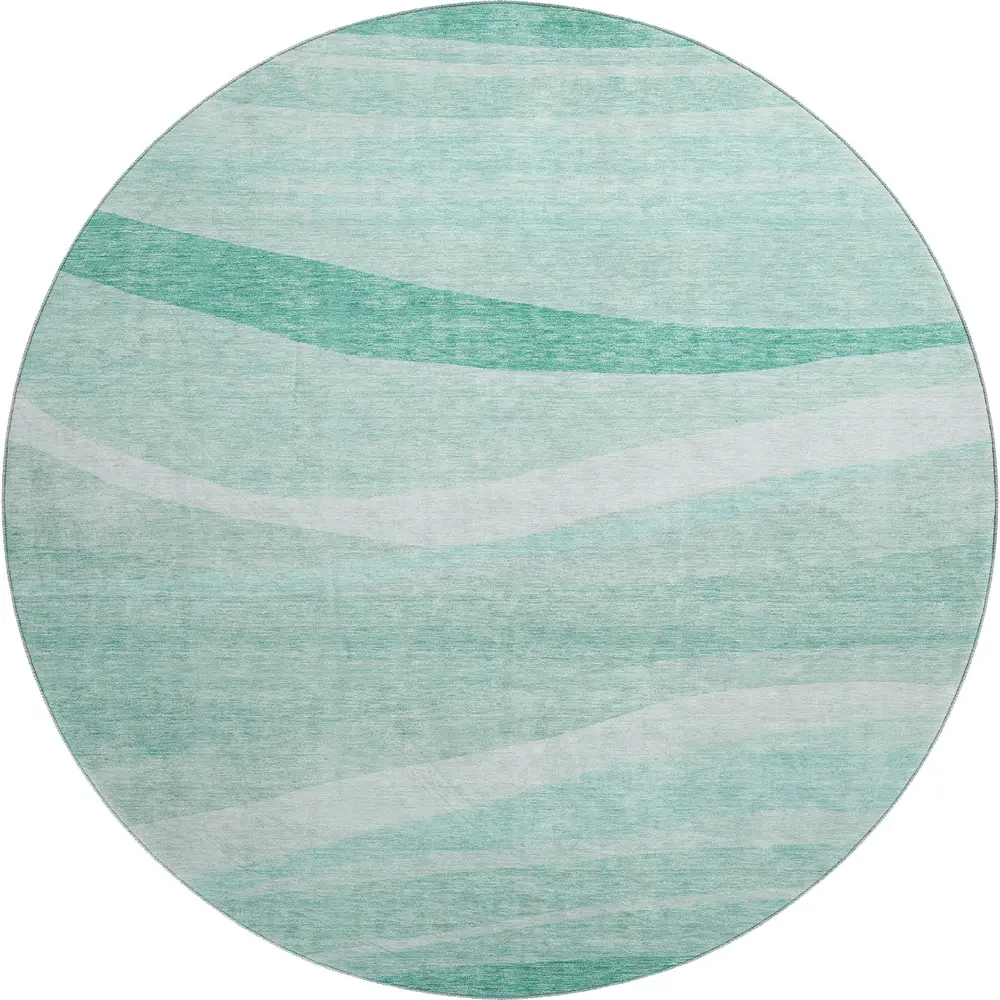 Mayfield AMF1099 Aqua 8' x 8' Rug