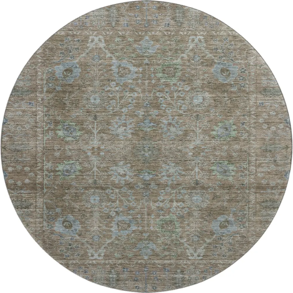 Mayfield AMF1106 Brown 8' x 8' Rug