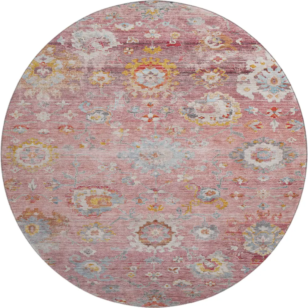 Mayfield AMF1107 Pink 8' x 8' Rug