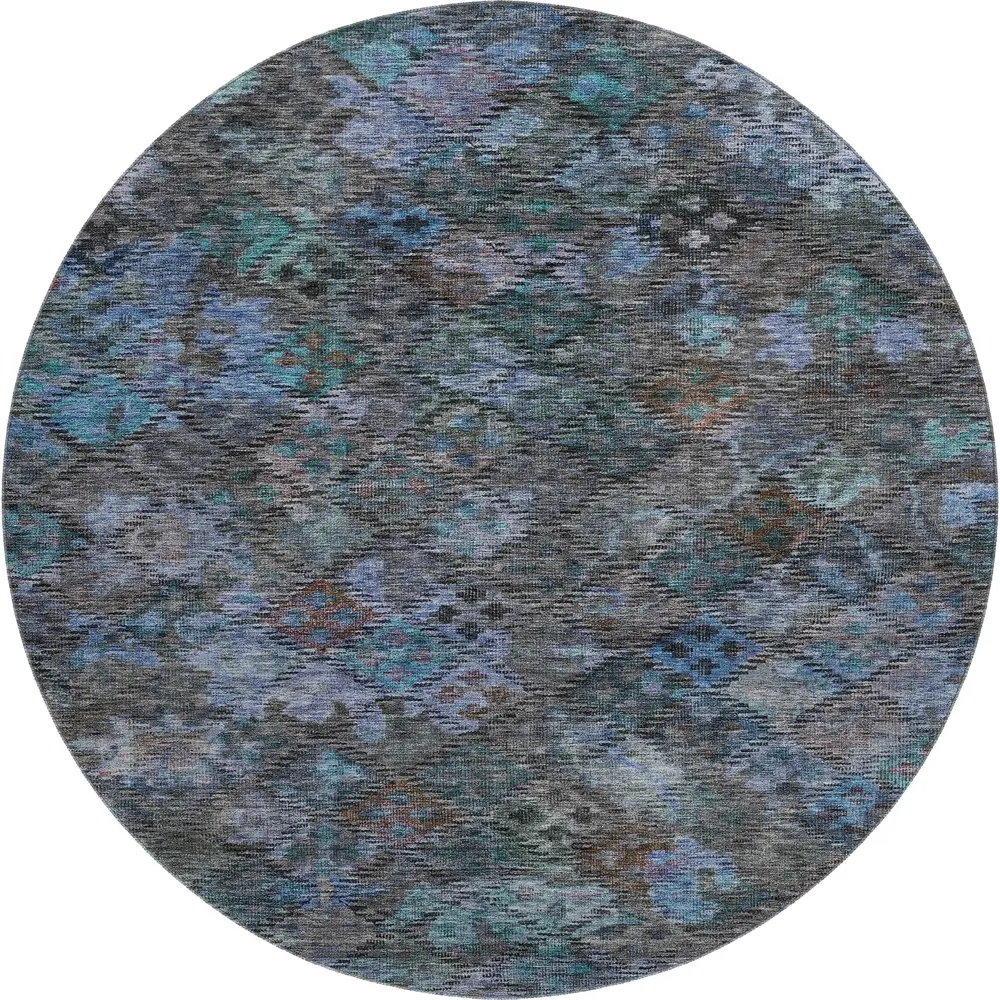 Mayfield AMF1109 Teal 8' x 8' Rug