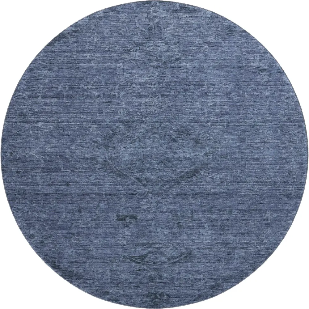 Mayfield AMF1111 Navy 8' x 8' Rug