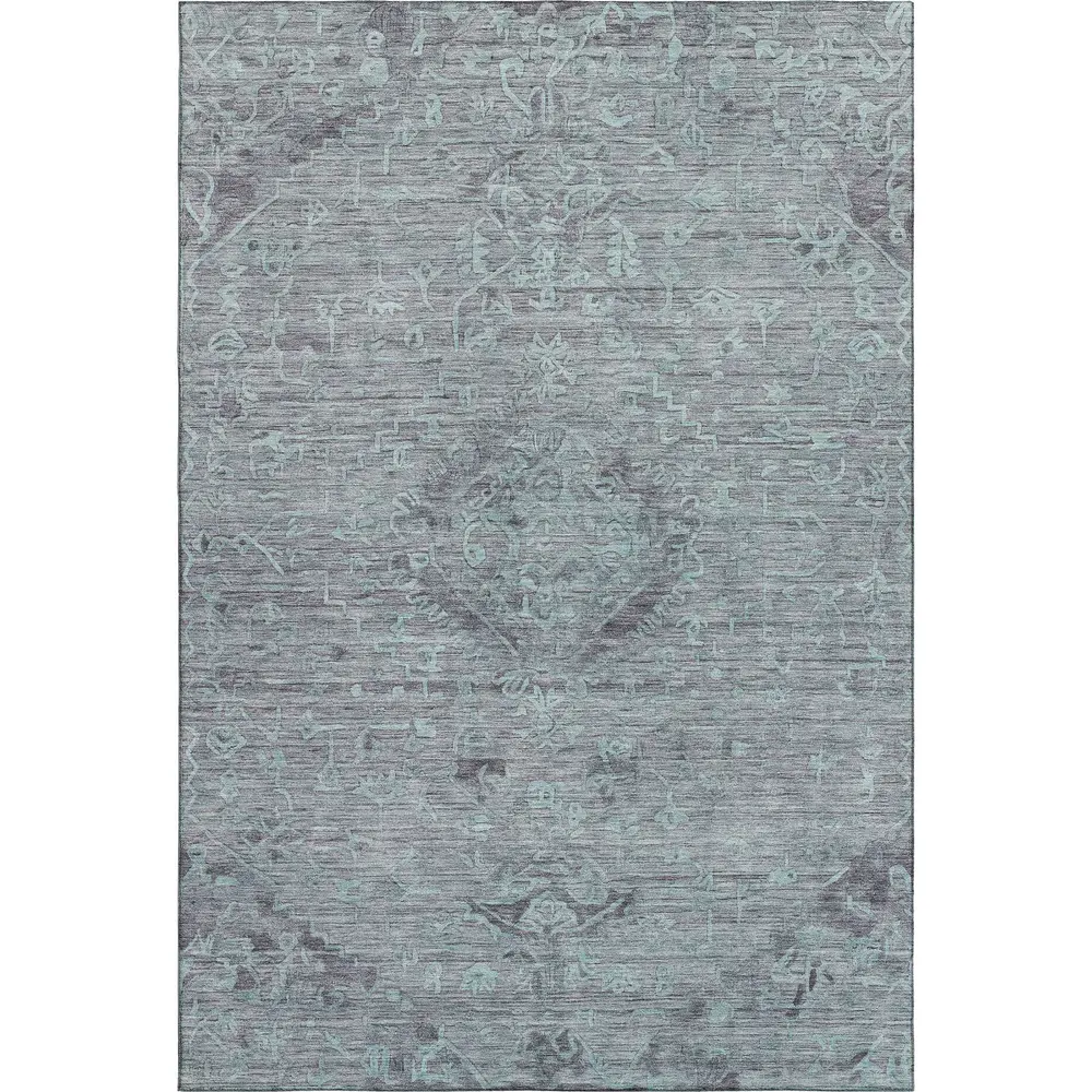 Mayfield AMF1111 Teal 10' x 14' Rug