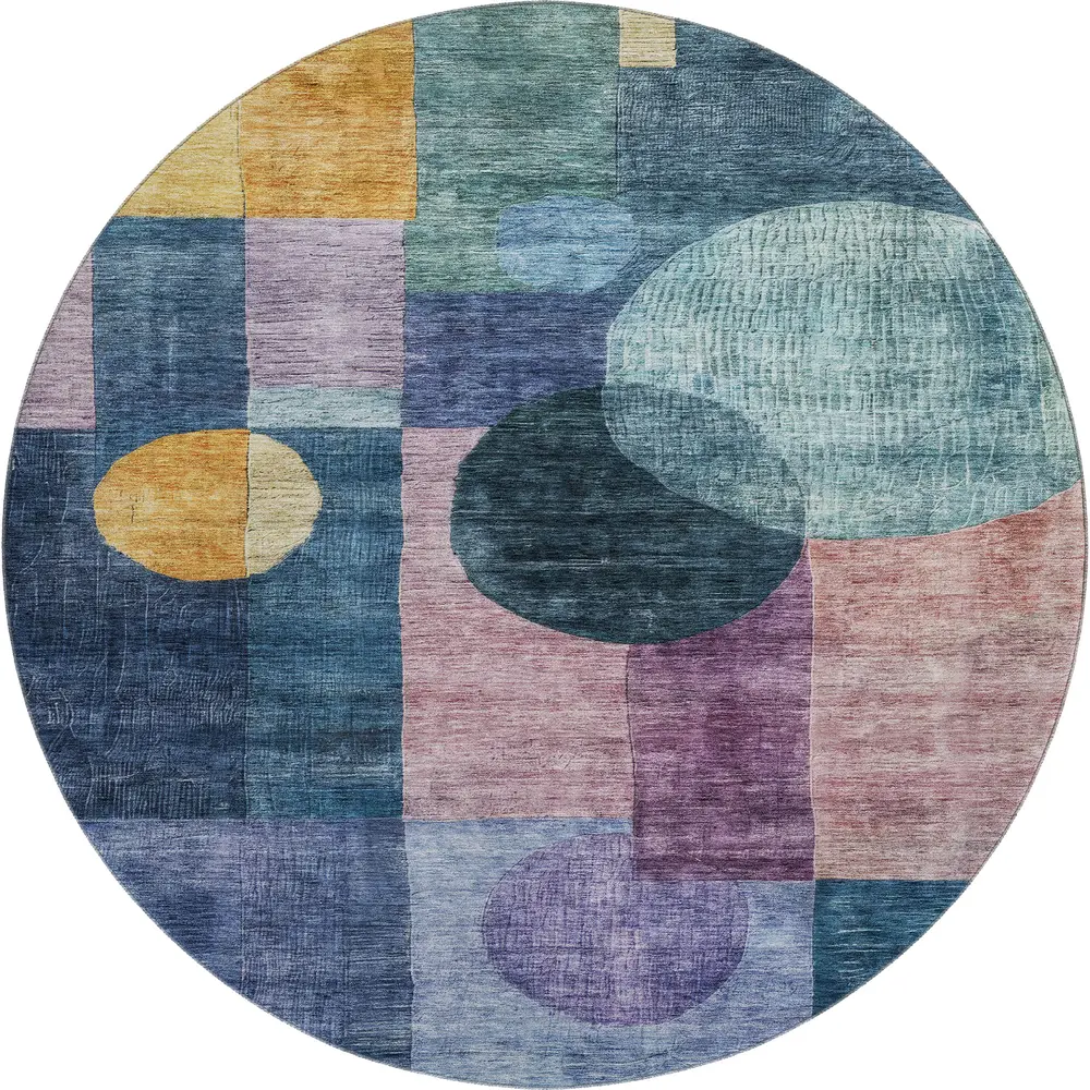 Mayfield AMF1114 Blue 8' x 8' Rug