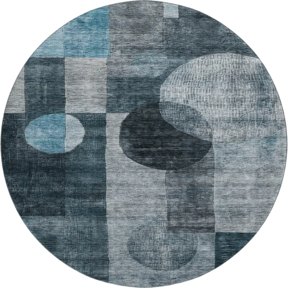 Mayfield AMF1114 Teal 8' x 8' Rug