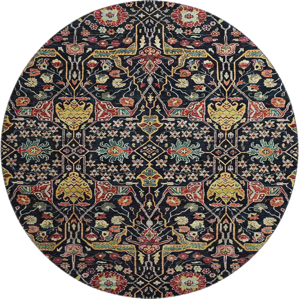 Mayfield AMF1132 Black 8' x 8' Rug