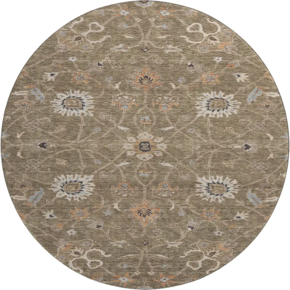 Mayfield AMF1137 Brown 8' x 8' Rug