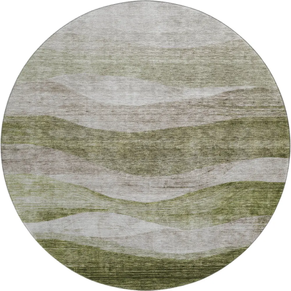 Mayfield AMF1141 Green 8' x 8' Rug