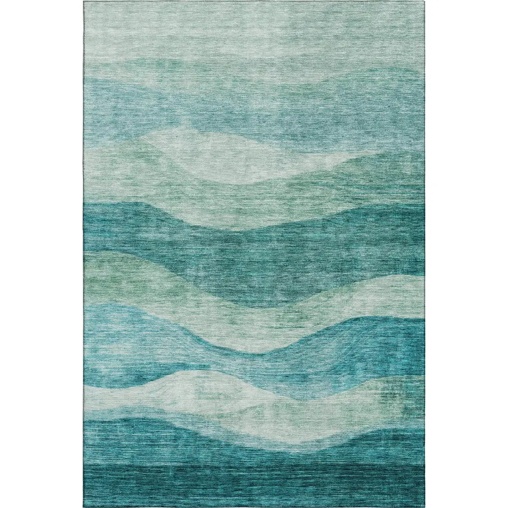 Mayfield AMF1141 Teal 10' x 14' Rug