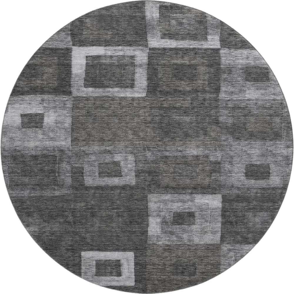 Mayfield AMF1142 Black 8' x 8' Rug