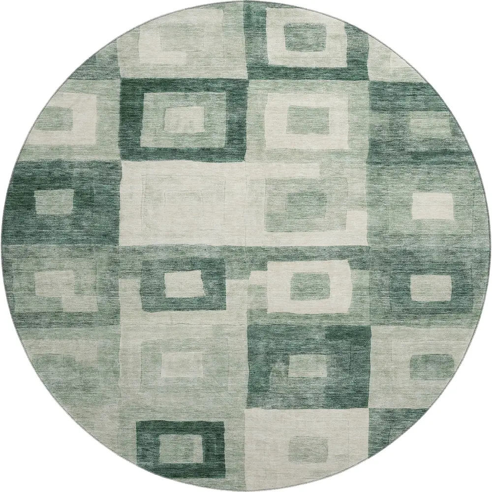 Mayfield AMF1142 Green 8' x 8' Rug