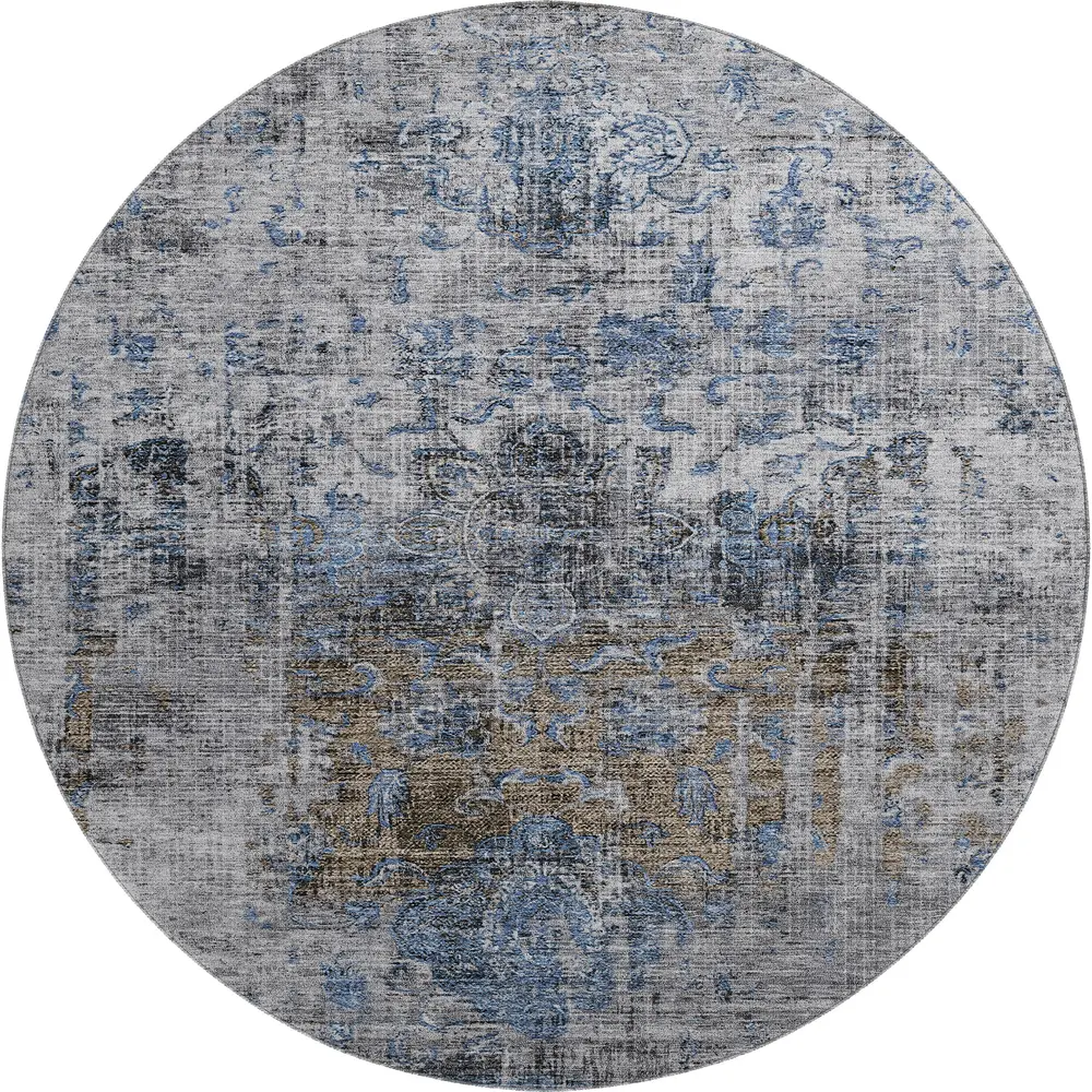 Mayfield AMF1144 Blue 8' x 8' Rug