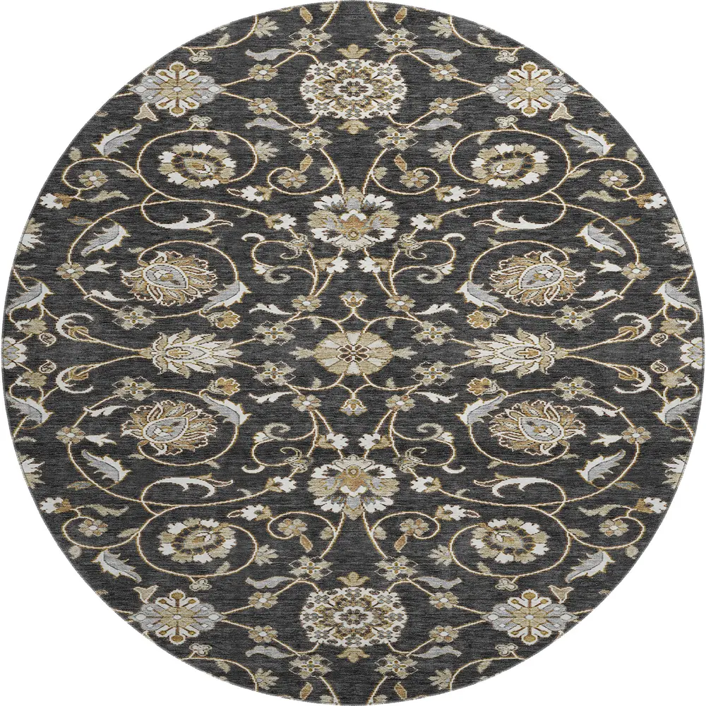 Mayfield AMF1149 Black 8' x 8' Rug