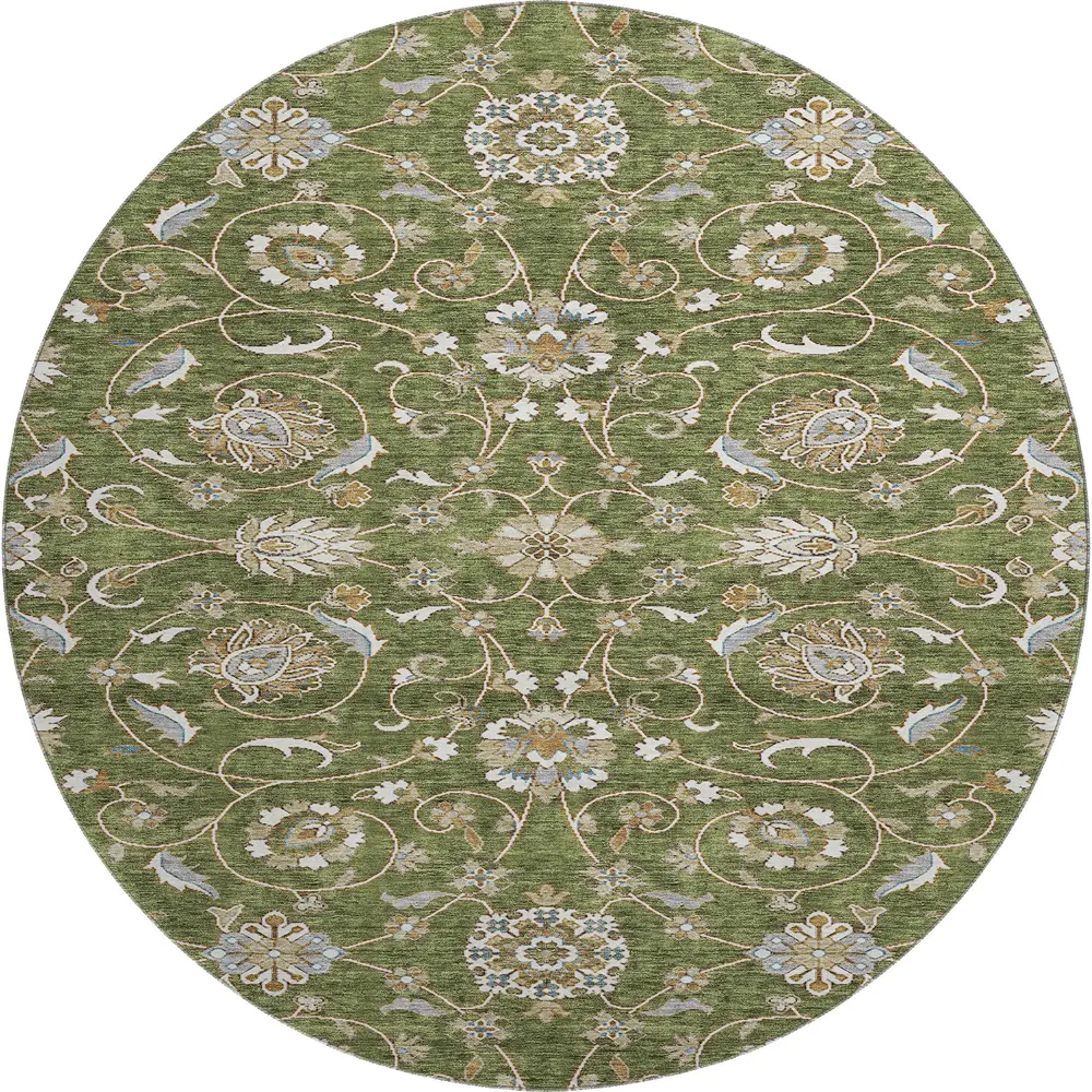 Mayfield AMF1149 Olive 8' x 8' Rug