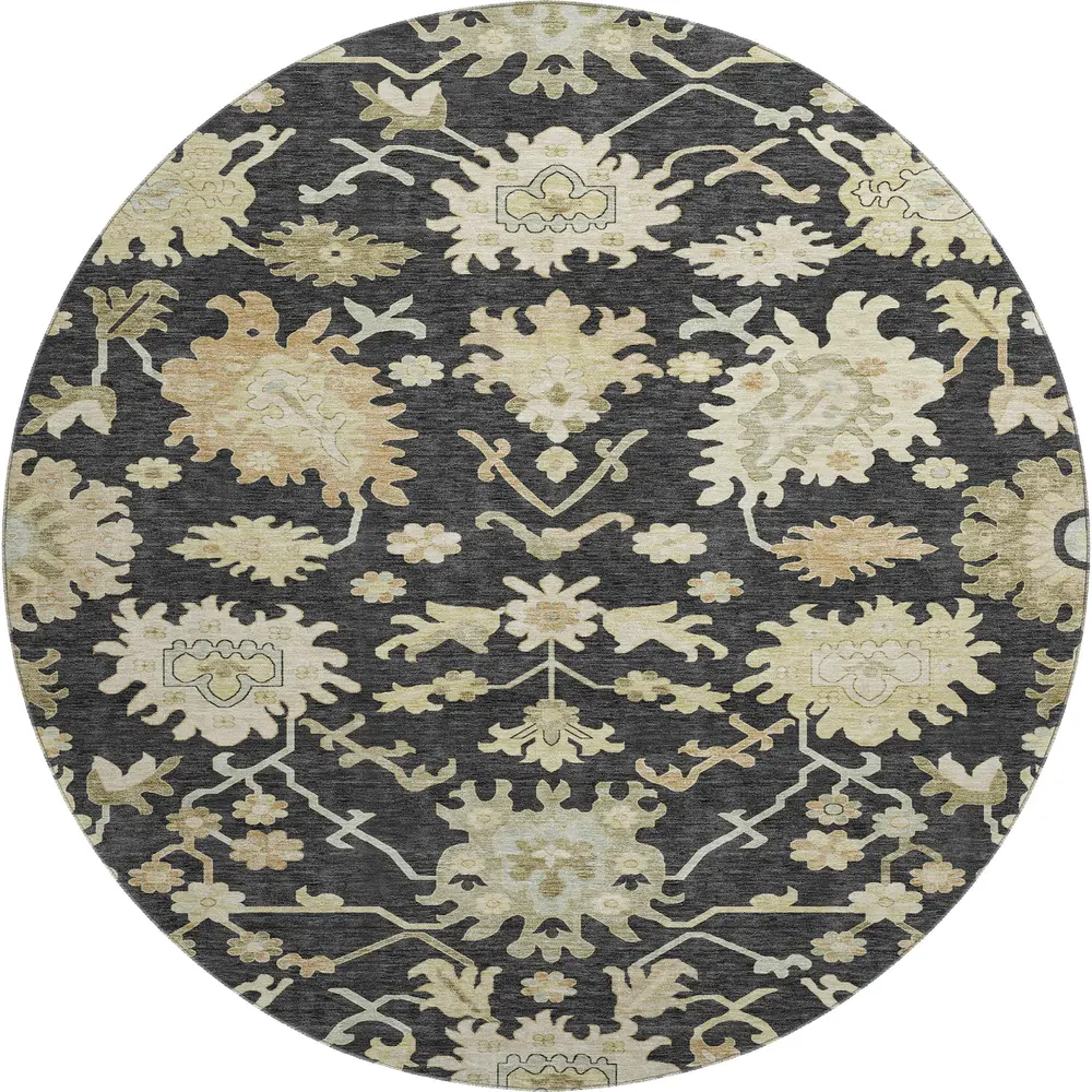 Mayfield AMF1150 Black 8' x 8' Rug