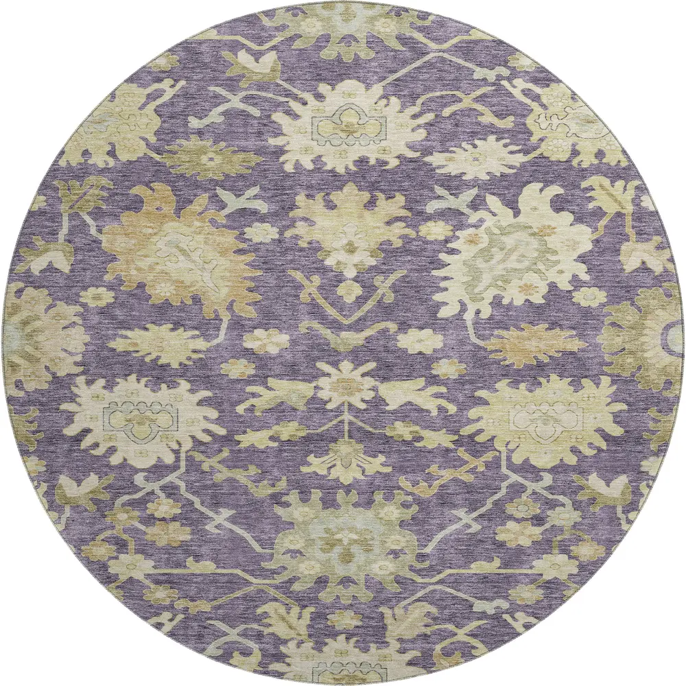 Mayfield AMF1150 Eggplant 8' x 8' Rug