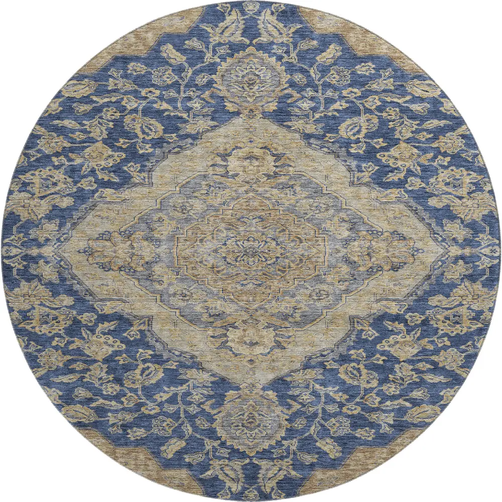 Mayfield AMF1151 Navy 8' x 8' Rug