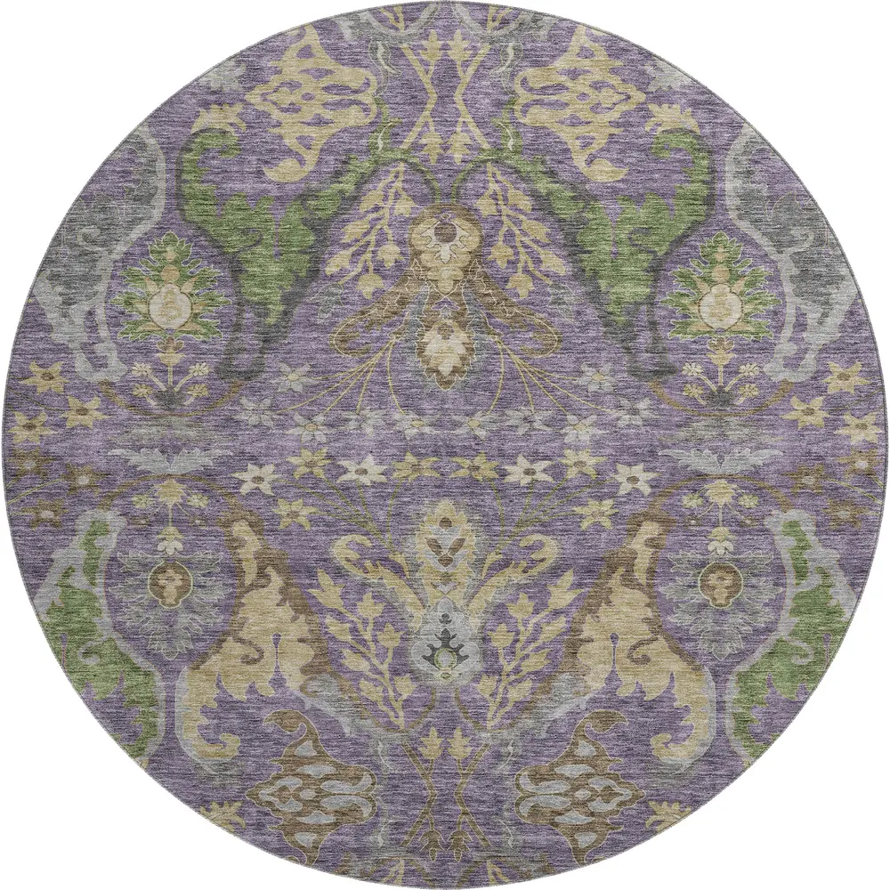Mayfield AMF1153 Purple 8' x 8' Rug