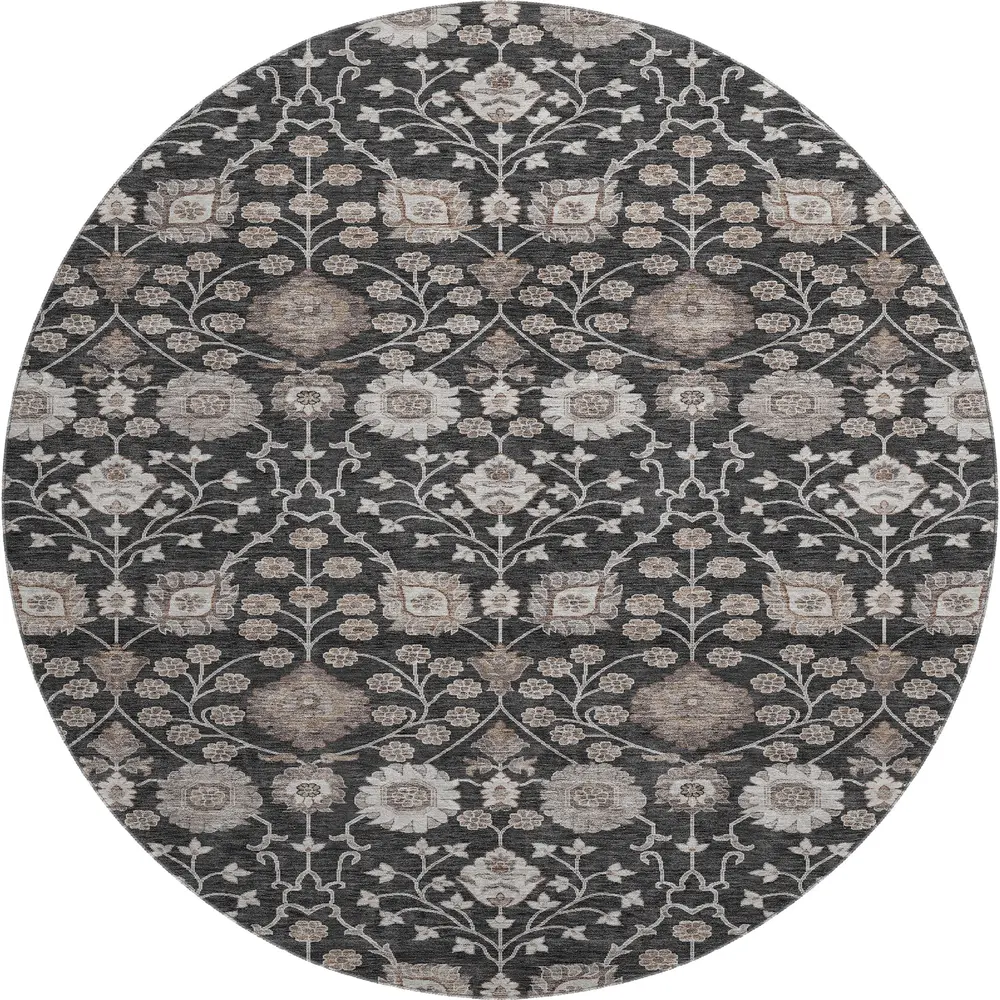Mayfield AMF1155 Black 8' x 8' Rug