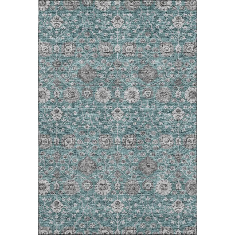 Mayfield AMF1155 Teal 10' x 14' Rug