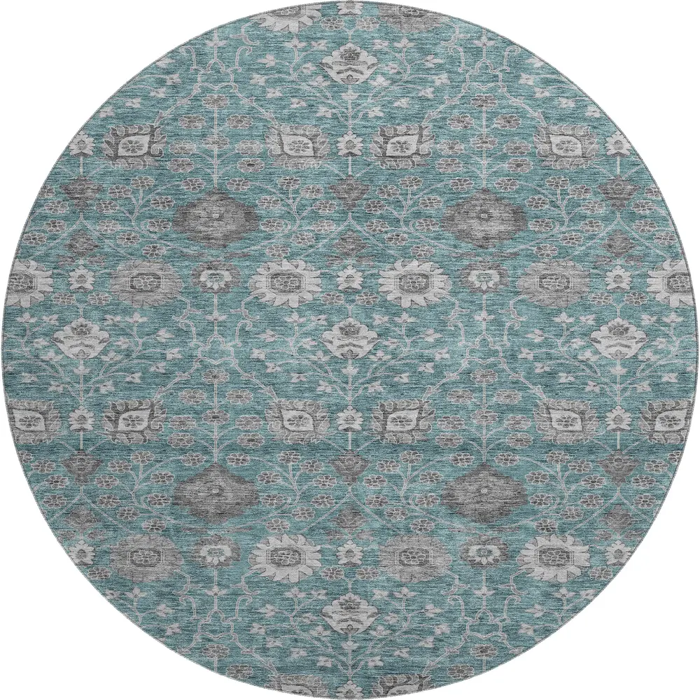 Mayfield AMF1155 Teal 8' x 8' Rug