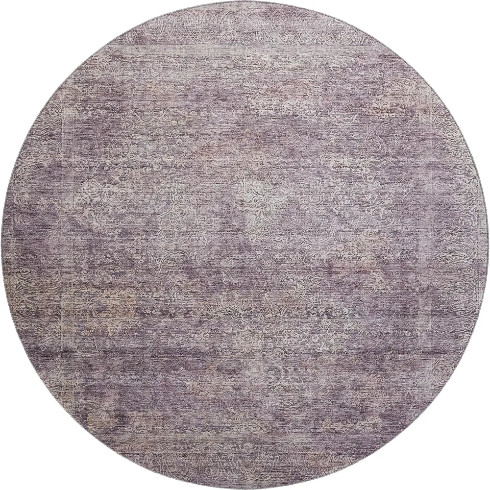 Mayfield AMF1172 Plum 8' x 8' Rug