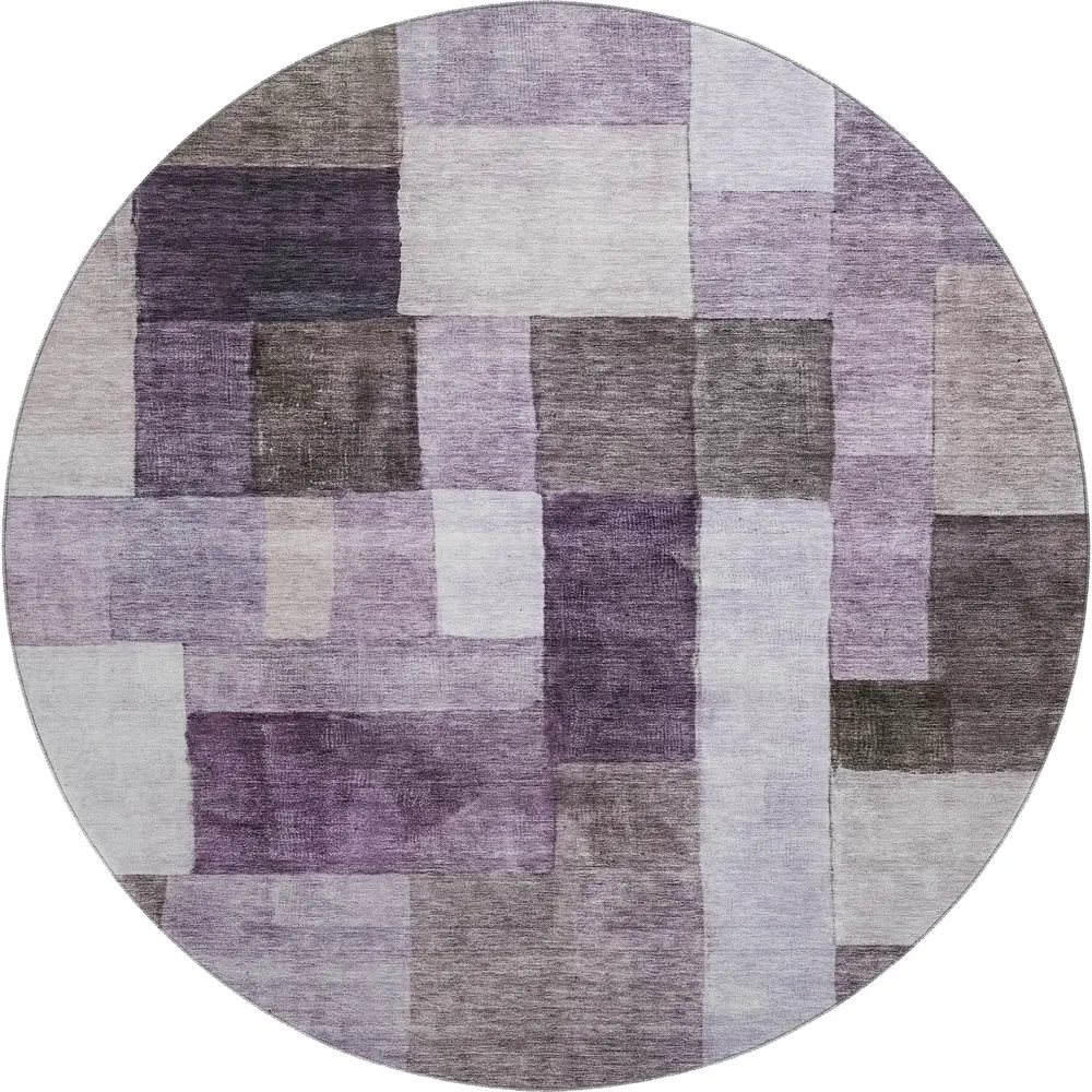 Mayfield AMF1190 Eggplant 8' x 8' Rug