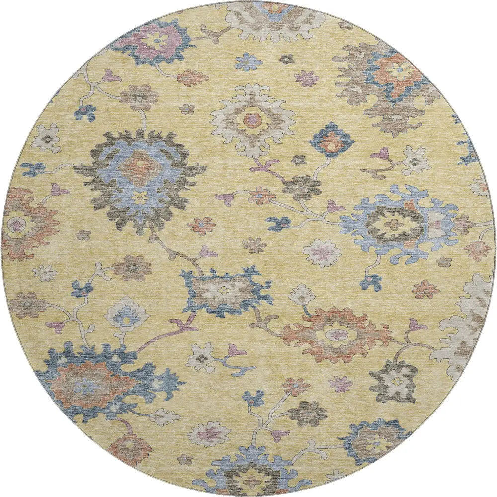 Mayfield AMF1218 Gold 8' x 8' Rug