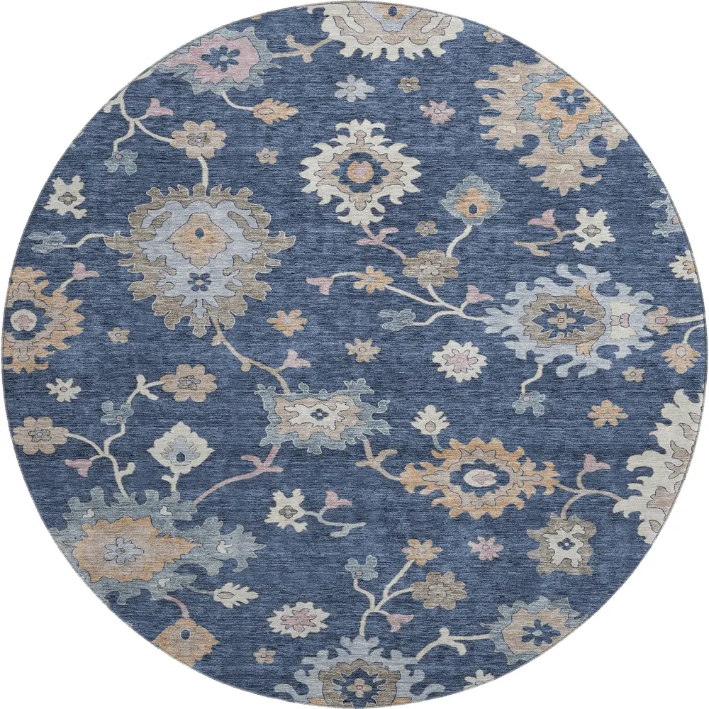 Mayfield AMF1218 Navy 8' x 8' Rug