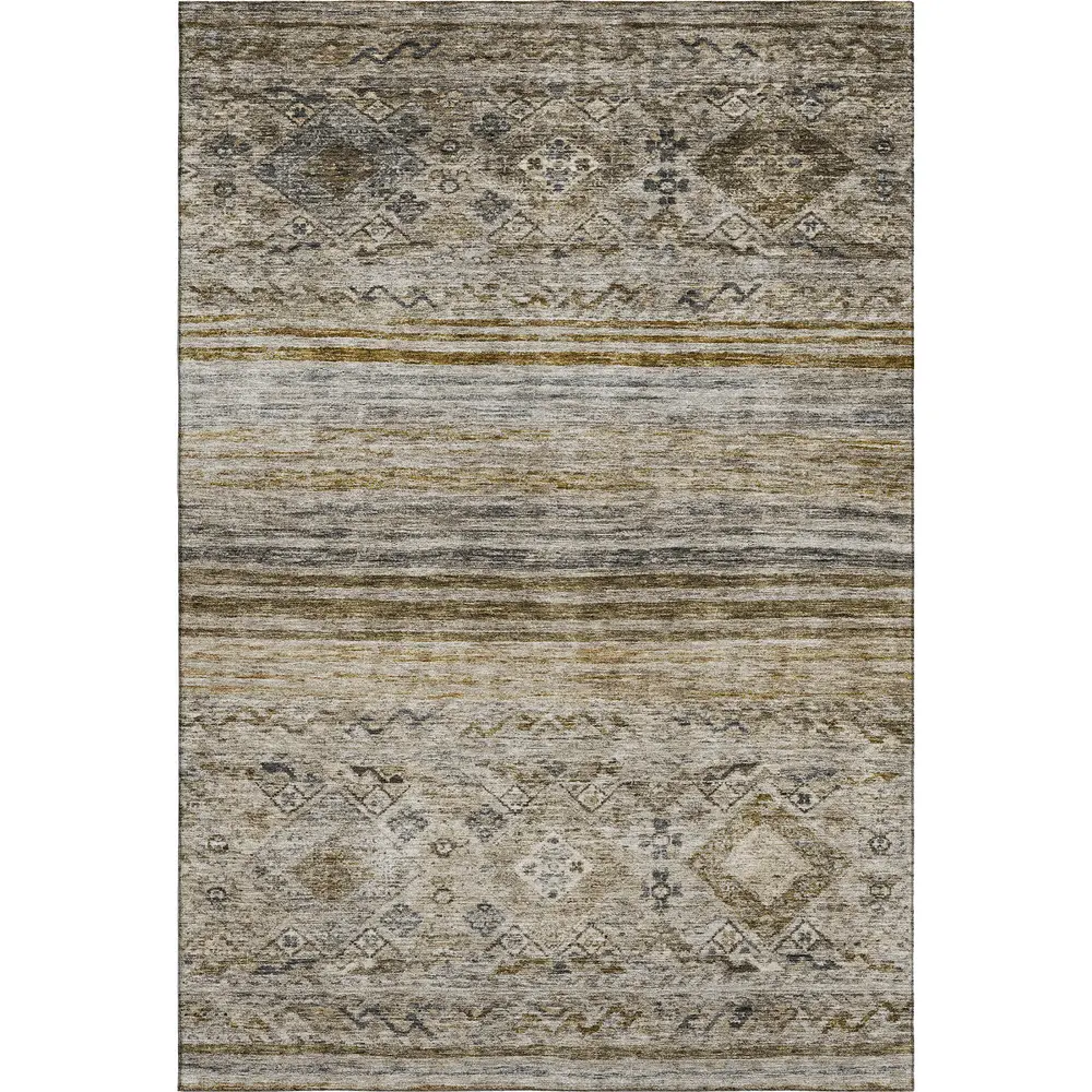 Mayfield AMF1219 Brown 9' x 12' Rug