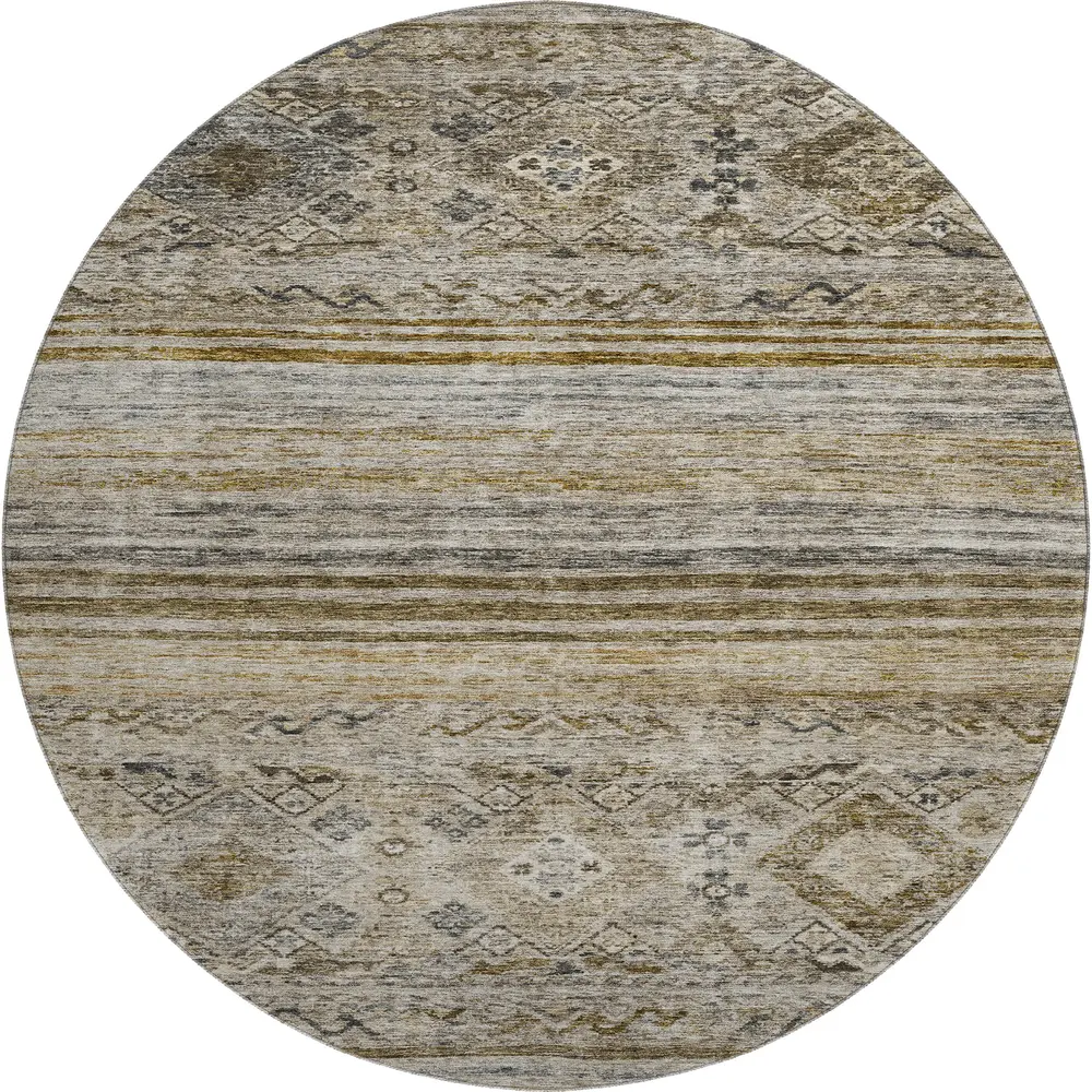 Mayfield AMF1219 Brown 8' x 8' Rug