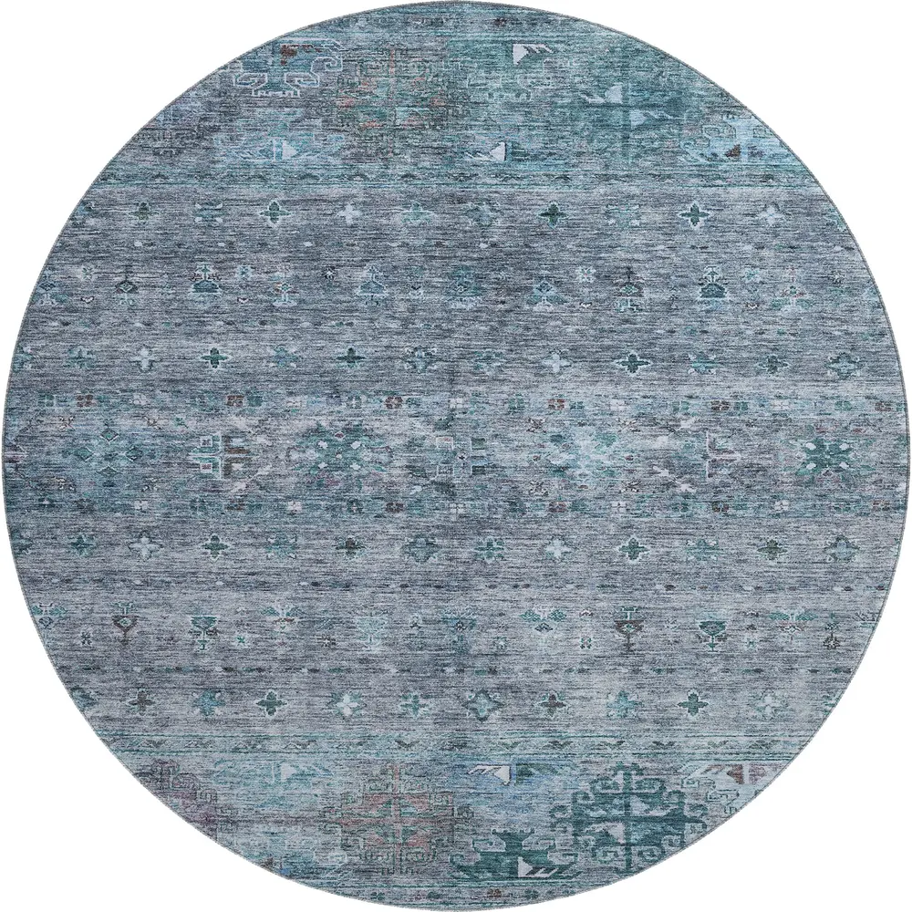 Mayfield AMF1220 Blue 8' x 8' Rug