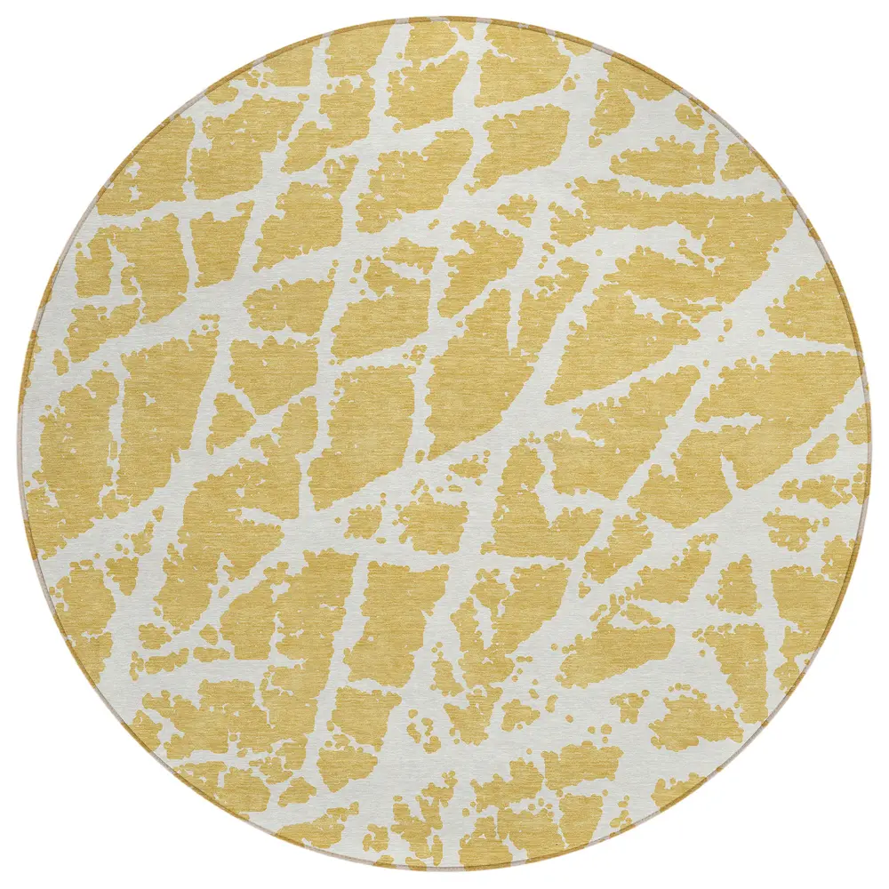 Chantille ACN501 Gold 8' x 8' Rug